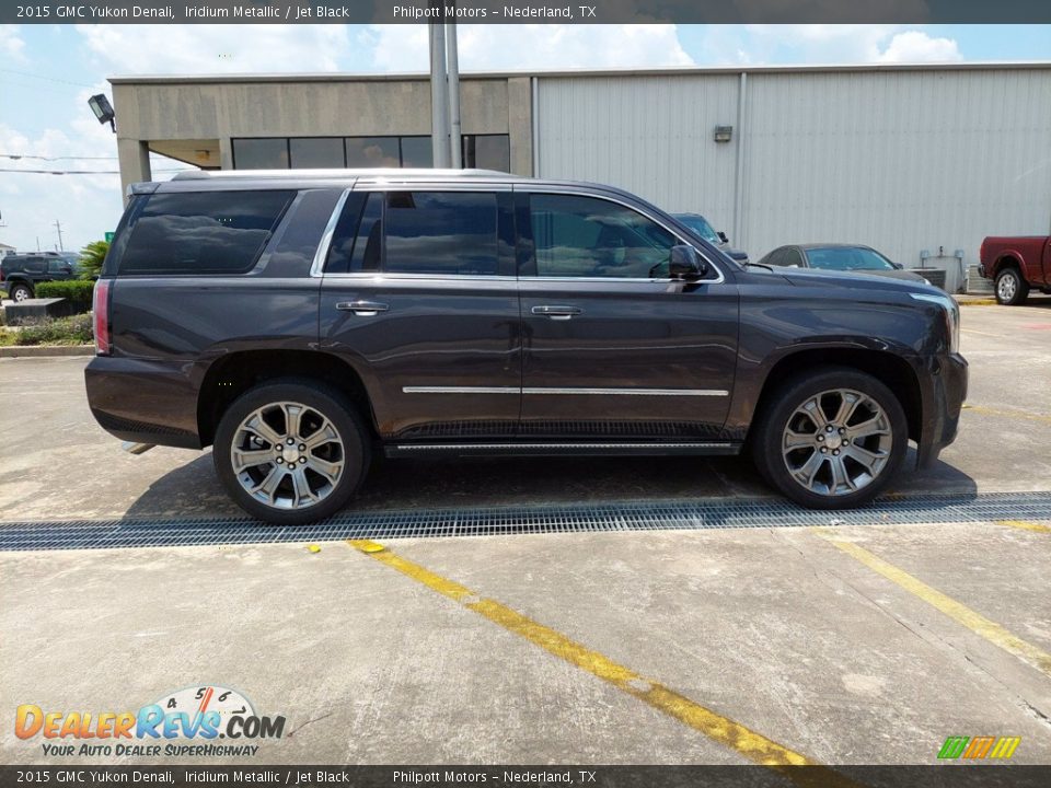 2015 GMC Yukon Denali Iridium Metallic / Jet Black Photo #8