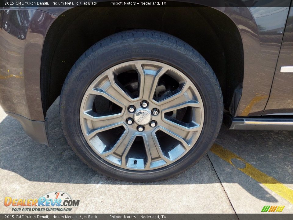 2015 GMC Yukon Denali Iridium Metallic / Jet Black Photo #9