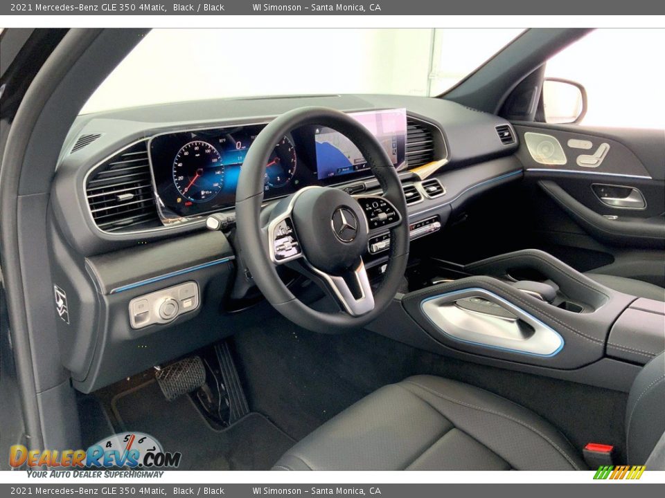Black Interior - 2021 Mercedes-Benz GLE 350 4Matic Photo #4