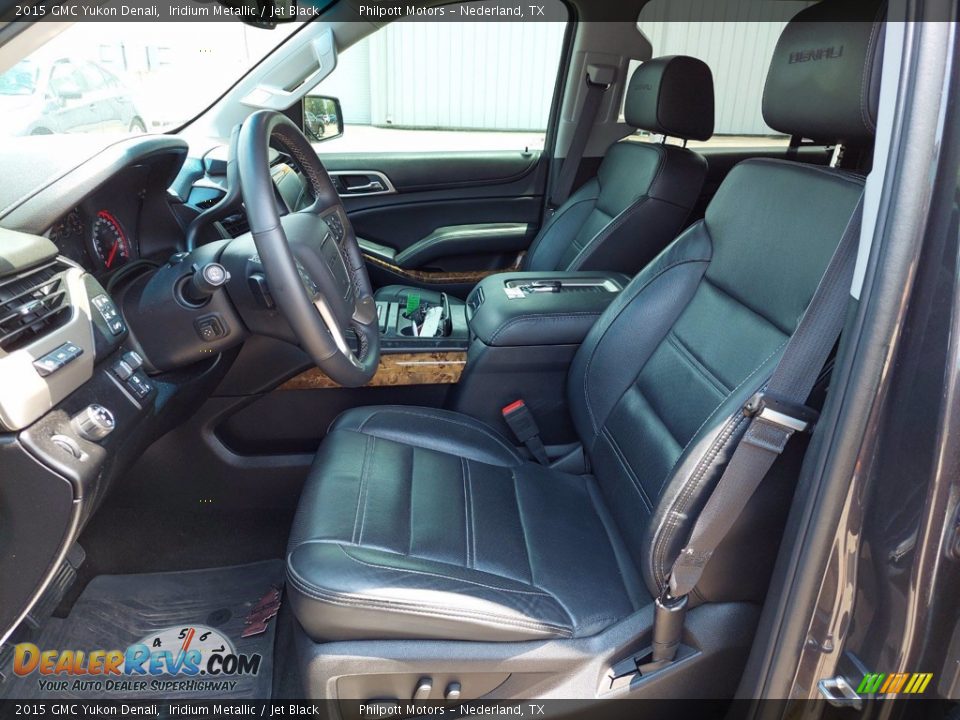 2015 GMC Yukon Denali Iridium Metallic / Jet Black Photo #10