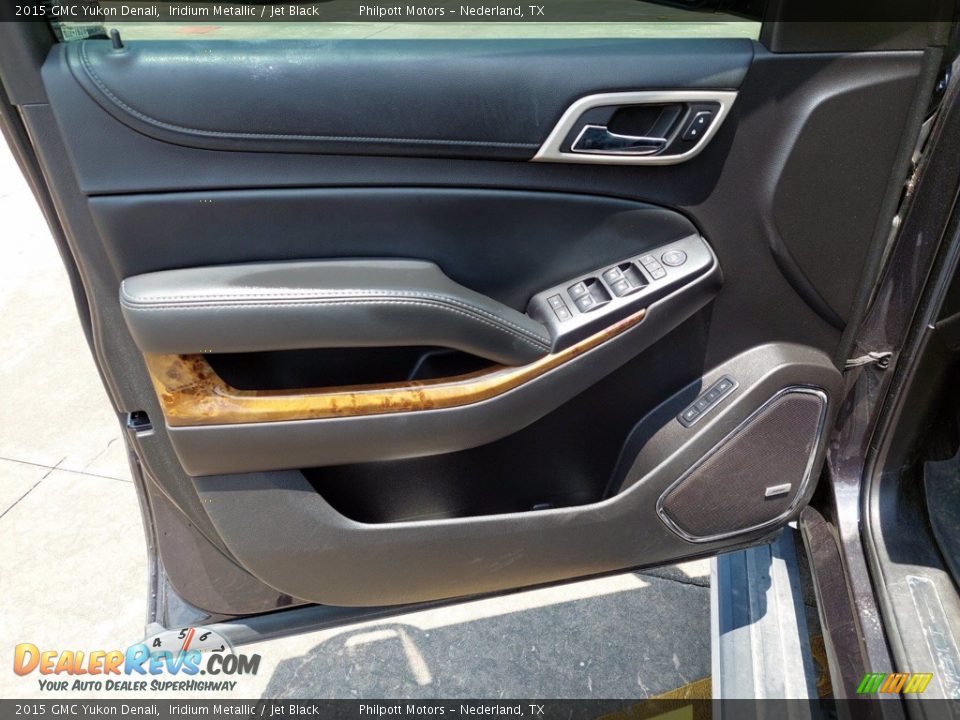 2015 GMC Yukon Denali Iridium Metallic / Jet Black Photo #13