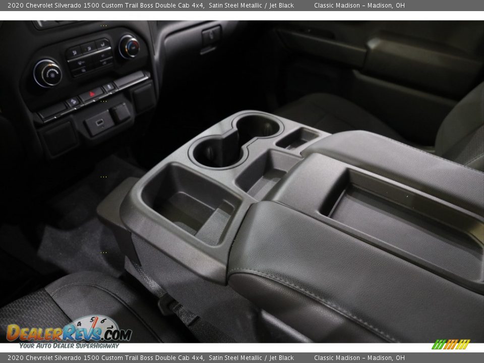 2020 Chevrolet Silverado 1500 Custom Trail Boss Double Cab 4x4 Satin Steel Metallic / Jet Black Photo #13