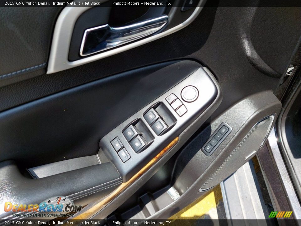 2015 GMC Yukon Denali Iridium Metallic / Jet Black Photo #14