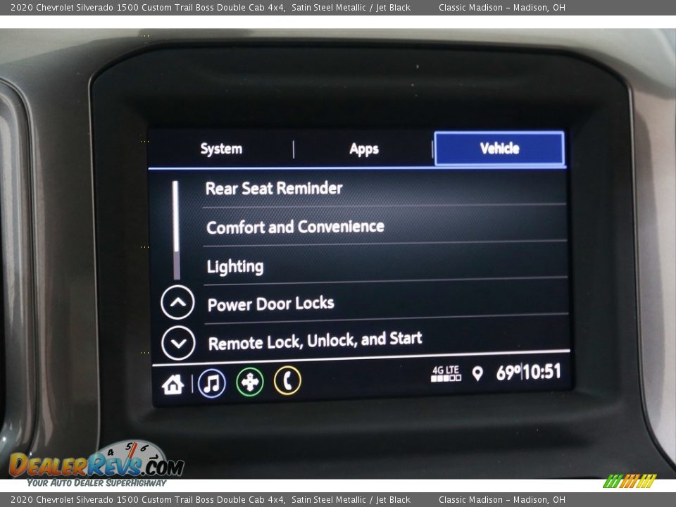 2020 Chevrolet Silverado 1500 Custom Trail Boss Double Cab 4x4 Satin Steel Metallic / Jet Black Photo #15