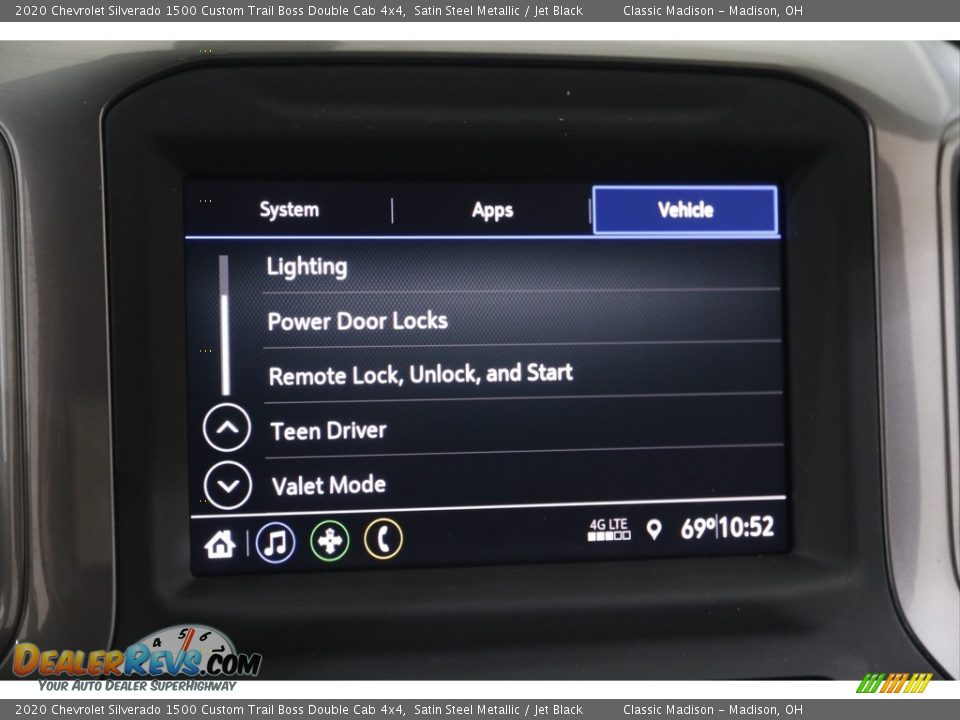 2020 Chevrolet Silverado 1500 Custom Trail Boss Double Cab 4x4 Satin Steel Metallic / Jet Black Photo #16