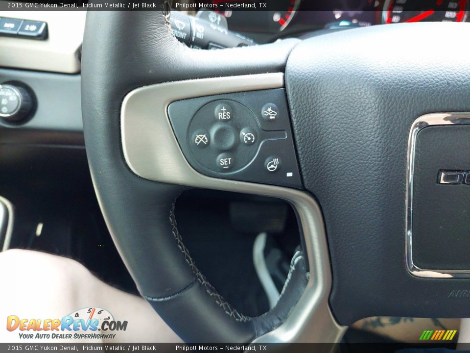 2015 GMC Yukon Denali Iridium Metallic / Jet Black Photo #16