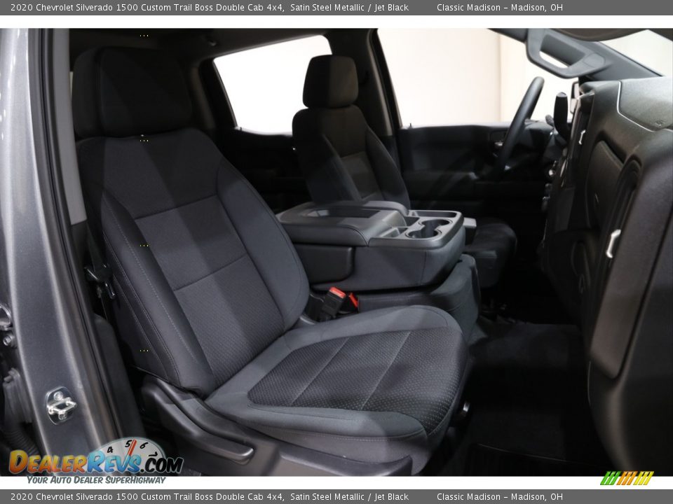 2020 Chevrolet Silverado 1500 Custom Trail Boss Double Cab 4x4 Satin Steel Metallic / Jet Black Photo #17