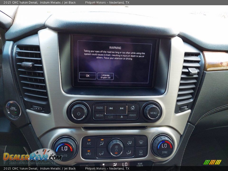 2015 GMC Yukon Denali Iridium Metallic / Jet Black Photo #18