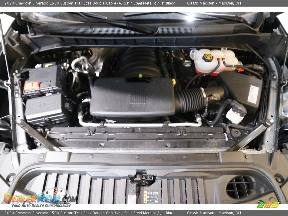 2020 Chevrolet Silverado 1500 Custom Trail Boss Double Cab 4x4 Satin Steel Metallic / Jet Black Photo #21