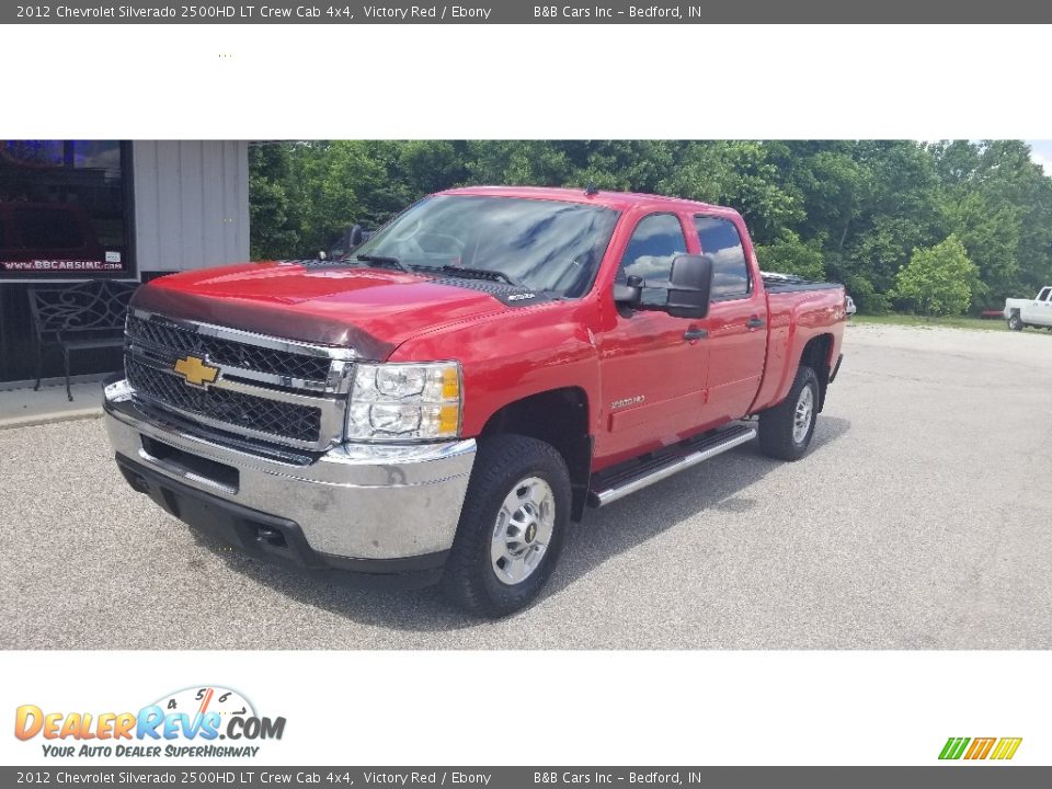 2012 Chevrolet Silverado 2500HD LT Crew Cab 4x4 Victory Red / Ebony Photo #28