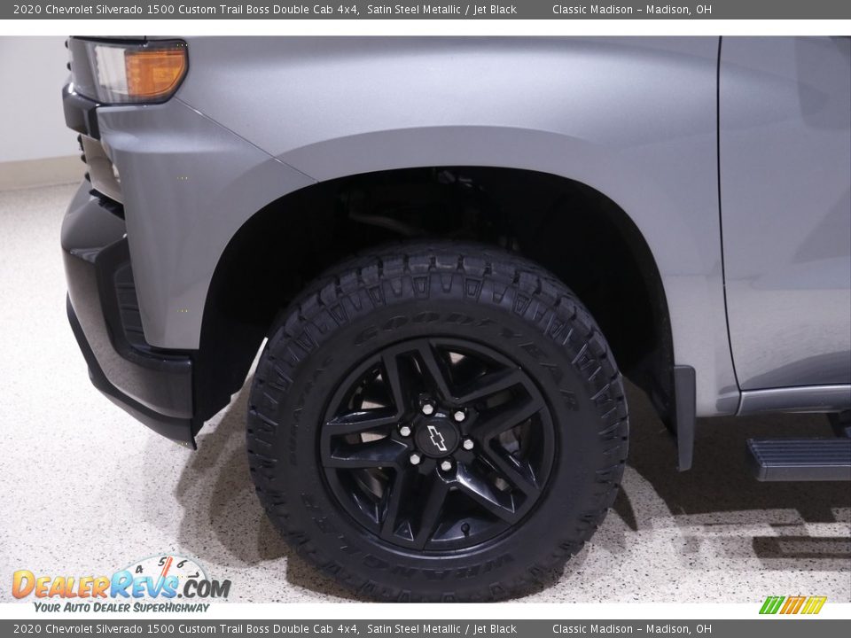 2020 Chevrolet Silverado 1500 Custom Trail Boss Double Cab 4x4 Satin Steel Metallic / Jet Black Photo #22