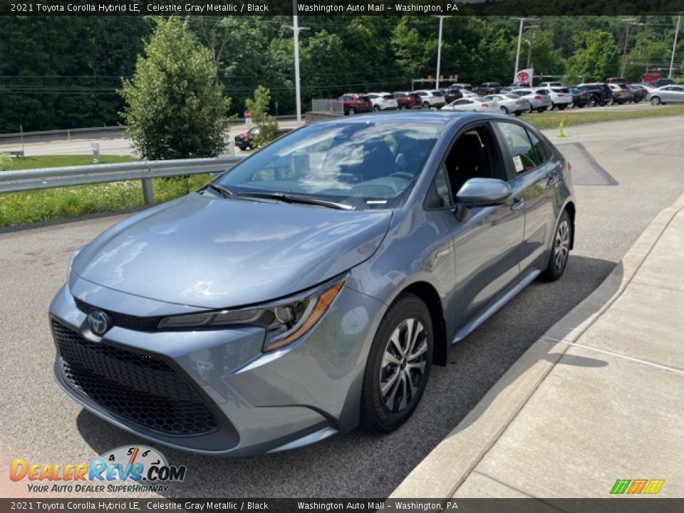 2021 Toyota Corolla Hybrid LE Celestite Gray Metallic / Black Photo #7