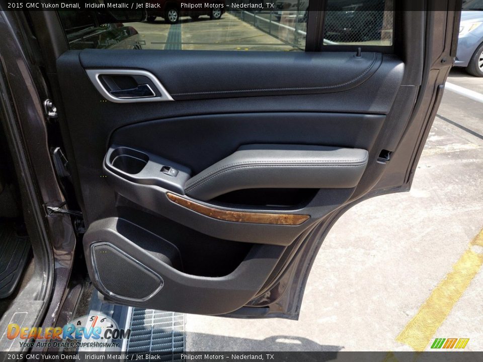 2015 GMC Yukon Denali Iridium Metallic / Jet Black Photo #26