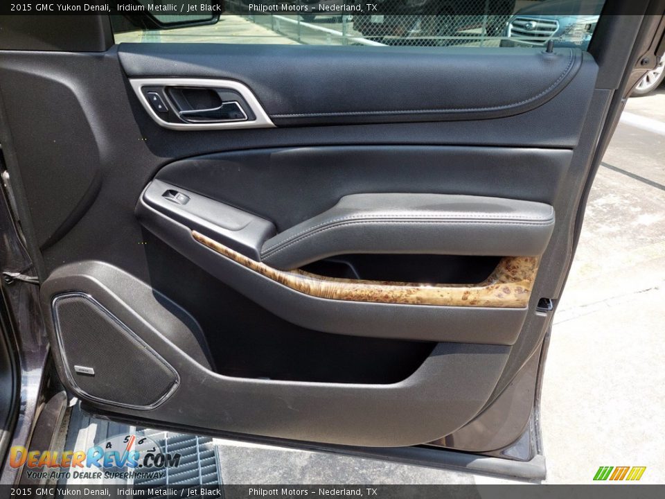 2015 GMC Yukon Denali Iridium Metallic / Jet Black Photo #27