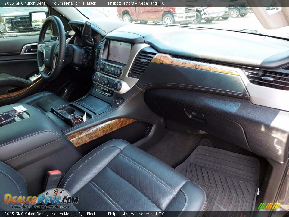 2015 GMC Yukon Denali Iridium Metallic / Jet Black Photo #28