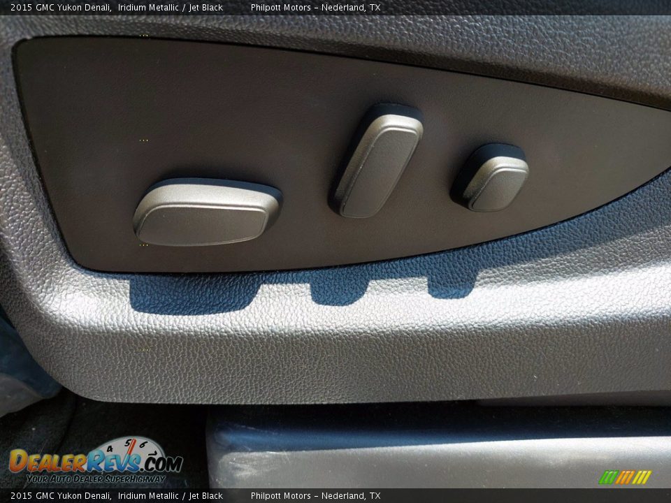 2015 GMC Yukon Denali Iridium Metallic / Jet Black Photo #29