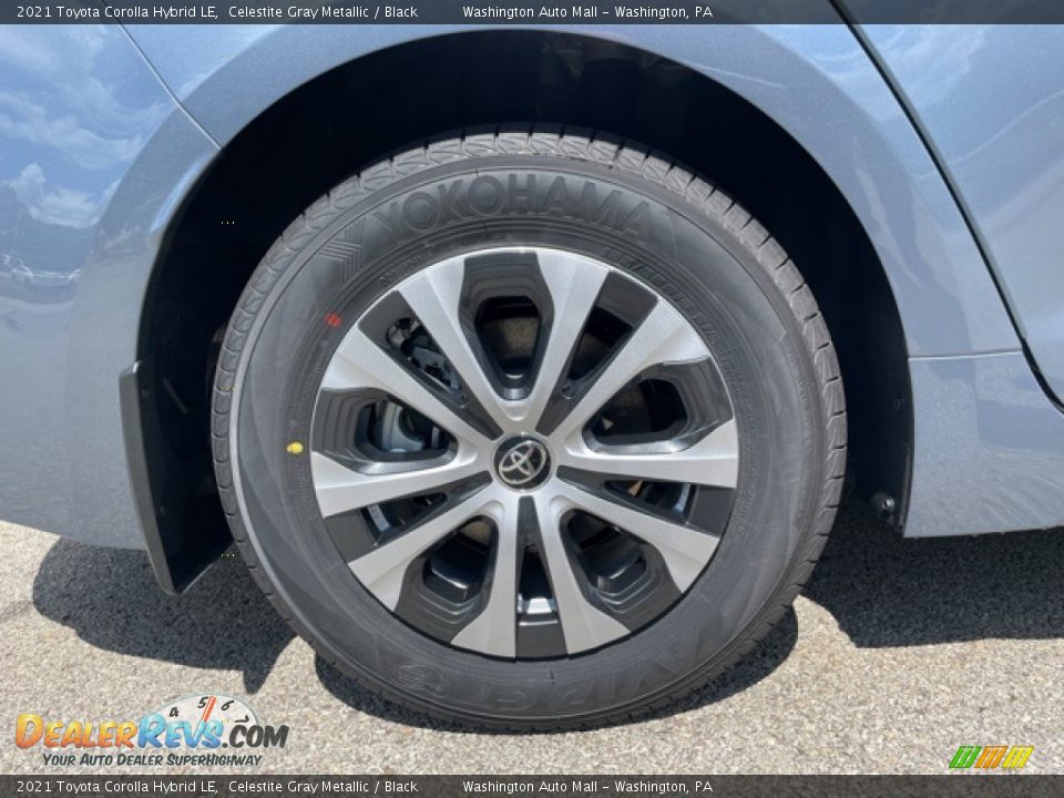 2021 Toyota Corolla Hybrid LE Celestite Gray Metallic / Black Photo #13