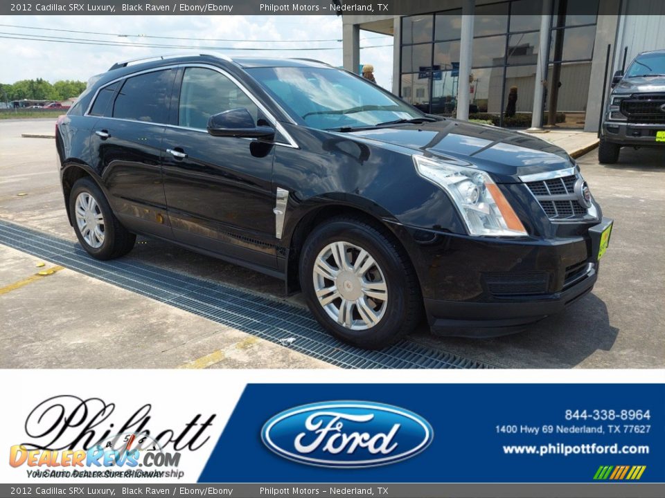 2012 Cadillac SRX Luxury Black Raven / Ebony/Ebony Photo #1