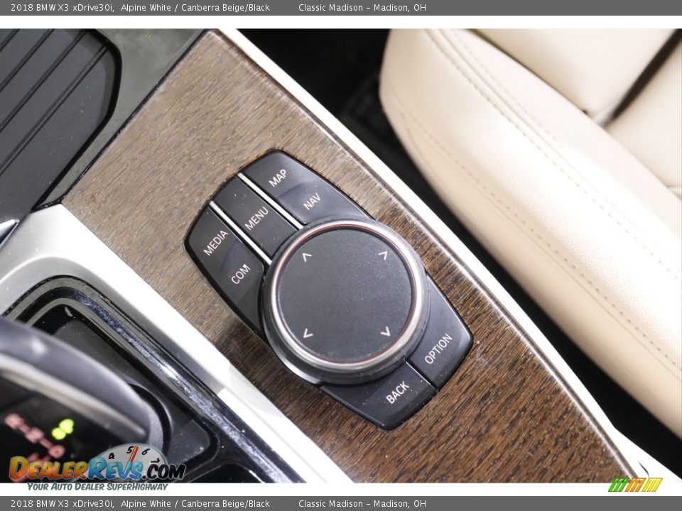 2018 BMW X3 xDrive30i Alpine White / Canberra Beige/Black Photo #16