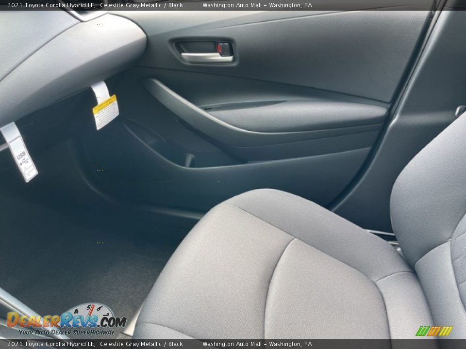 2021 Toyota Corolla Hybrid LE Celestite Gray Metallic / Black Photo #21