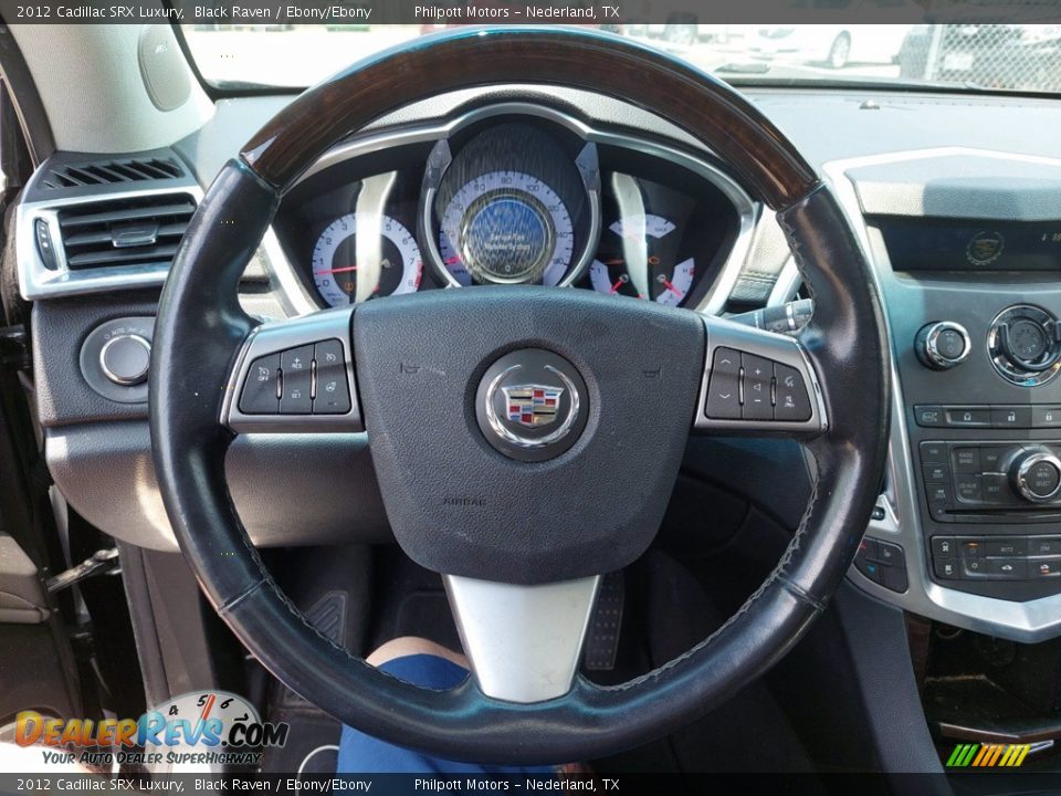 2012 Cadillac SRX Luxury Black Raven / Ebony/Ebony Photo #15