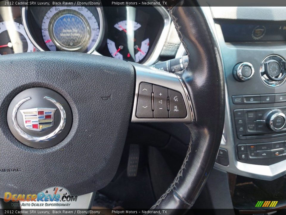 2012 Cadillac SRX Luxury Black Raven / Ebony/Ebony Photo #17