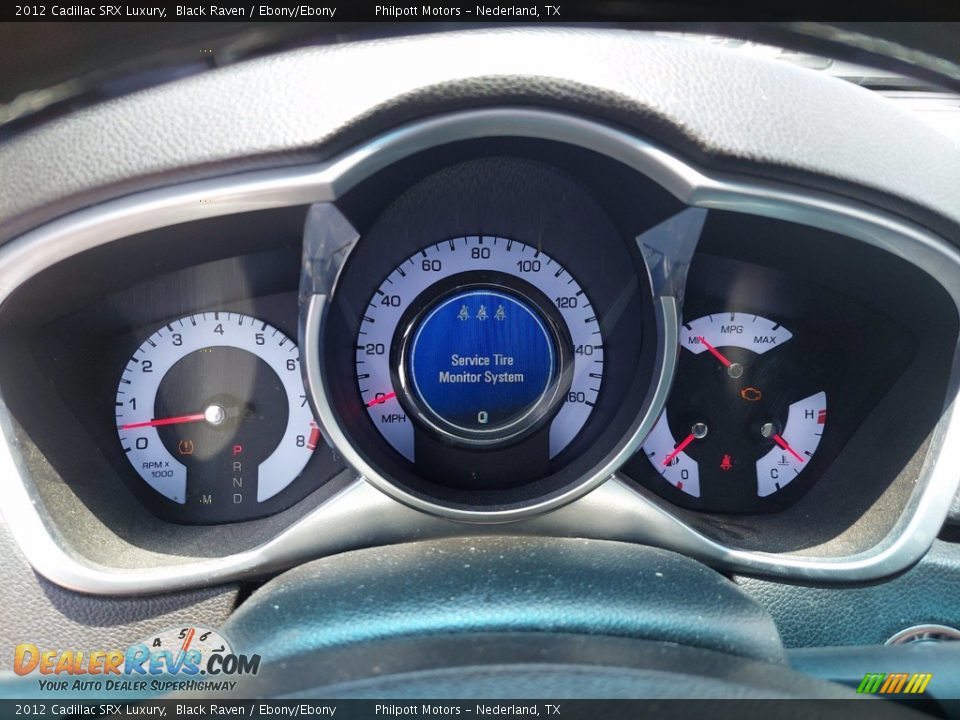 2012 Cadillac SRX Luxury Black Raven / Ebony/Ebony Photo #18