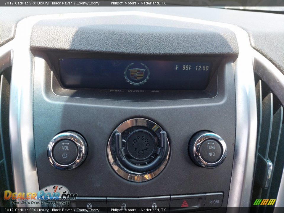 2012 Cadillac SRX Luxury Black Raven / Ebony/Ebony Photo #20
