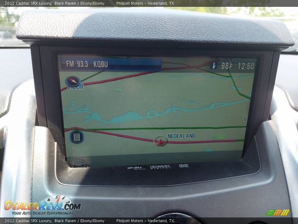 2012 Cadillac SRX Luxury Black Raven / Ebony/Ebony Photo #22