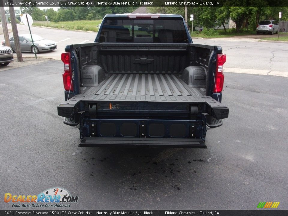 2021 Chevrolet Silverado 1500 LTZ Crew Cab 4x4 Northsky Blue Metallic / Jet Black Photo #11