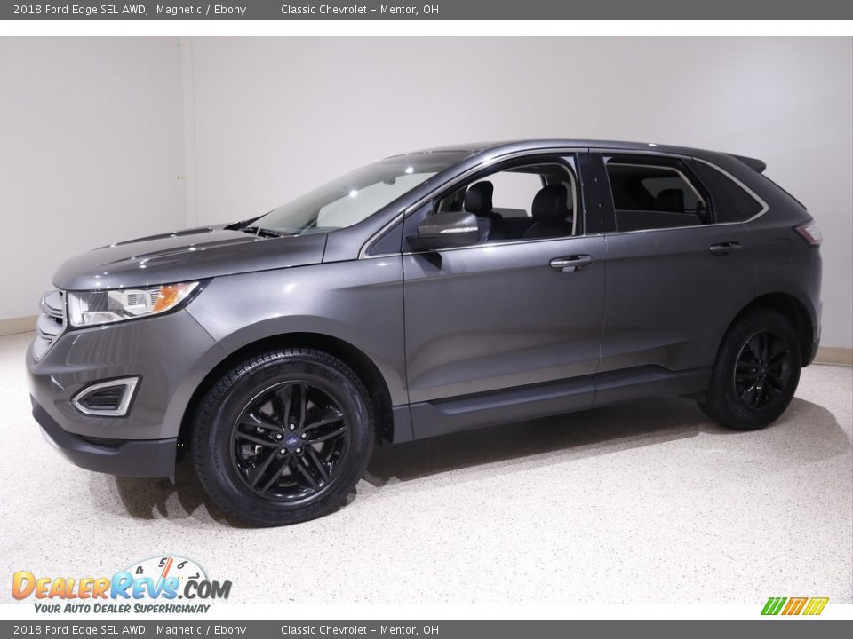 2018 Ford Edge SEL AWD Magnetic / Ebony Photo #3