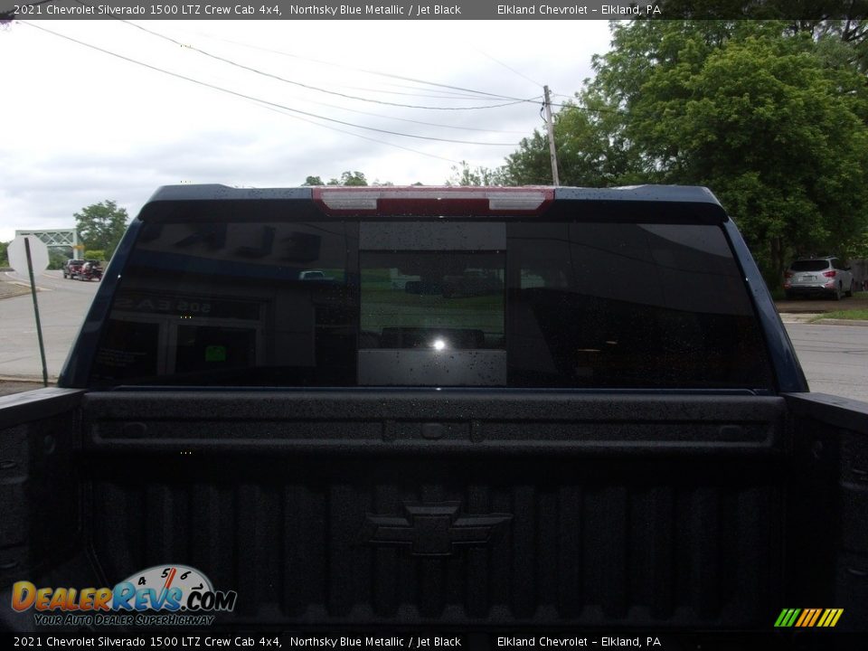 2021 Chevrolet Silverado 1500 LTZ Crew Cab 4x4 Northsky Blue Metallic / Jet Black Photo #12