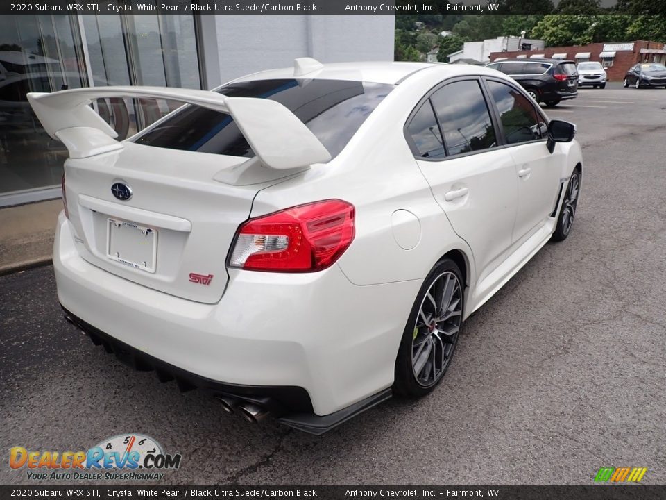 2020 Subaru WRX STI Crystal White Pearl / Black Ultra Suede/Carbon Black Photo #3