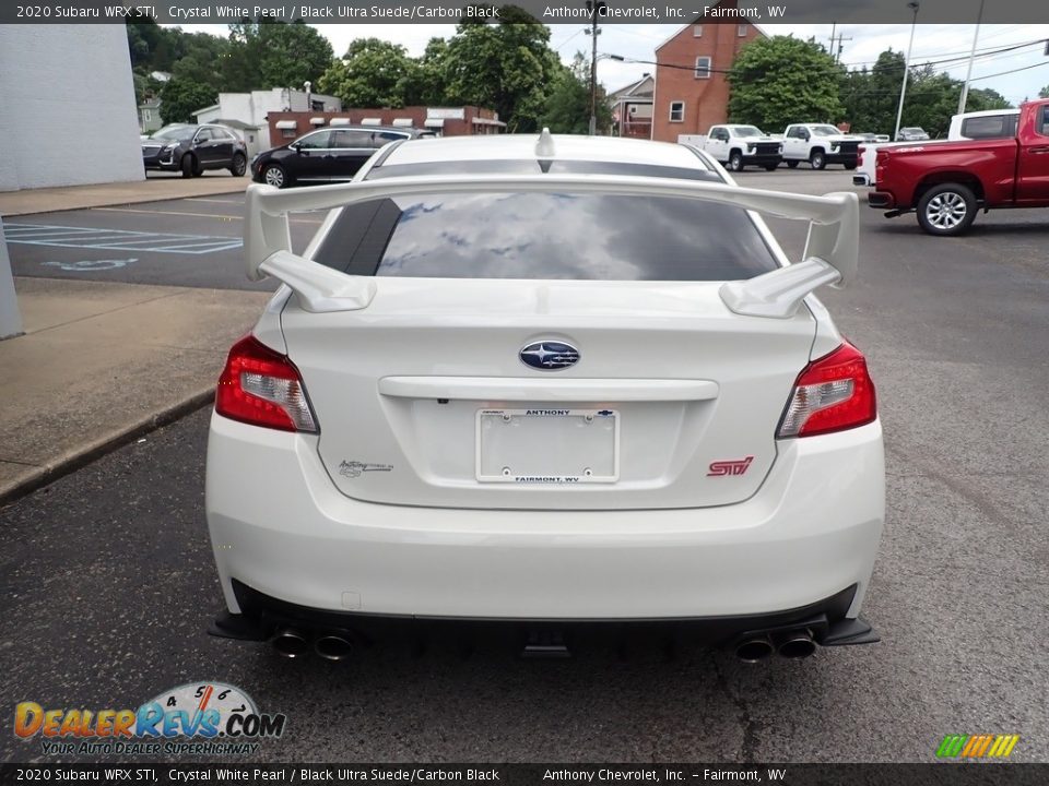 2020 Subaru WRX STI Crystal White Pearl / Black Ultra Suede/Carbon Black Photo #4