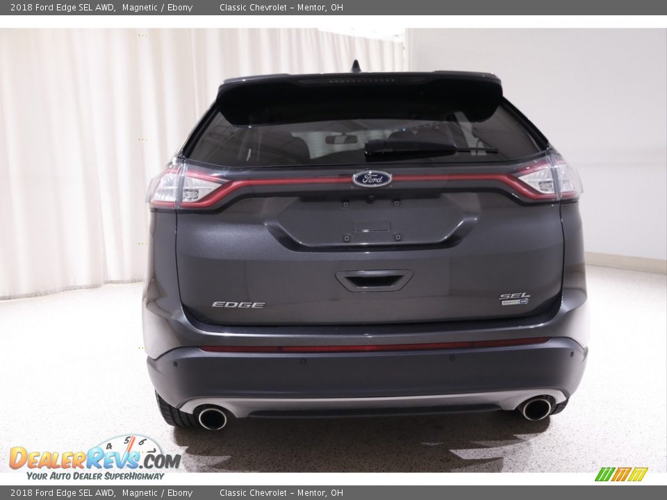 2018 Ford Edge SEL AWD Magnetic / Ebony Photo #19