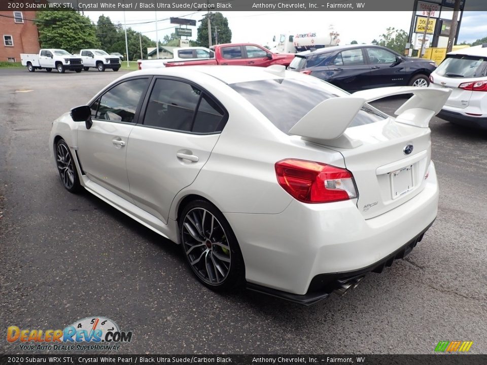2020 Subaru WRX STI Crystal White Pearl / Black Ultra Suede/Carbon Black Photo #5