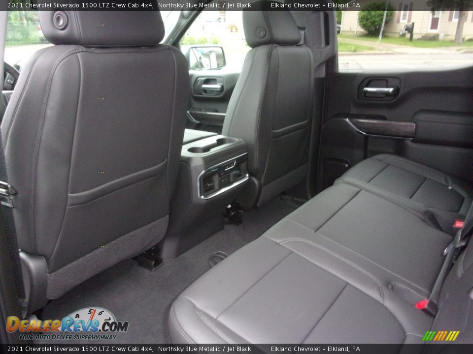 2021 Chevrolet Silverado 1500 LTZ Crew Cab 4x4 Northsky Blue Metallic / Jet Black Photo #29