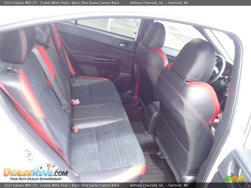 2020 Subaru WRX STI Crystal White Pearl / Black Ultra Suede/Carbon Black Photo #11