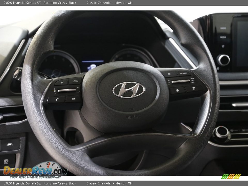 2020 Hyundai Sonata SE Portofino Gray / Black Photo #7