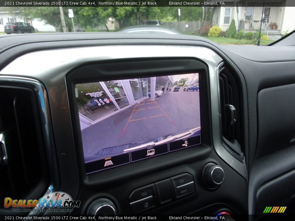 2021 Chevrolet Silverado 1500 LTZ Crew Cab 4x4 Northsky Blue Metallic / Jet Black Photo #36