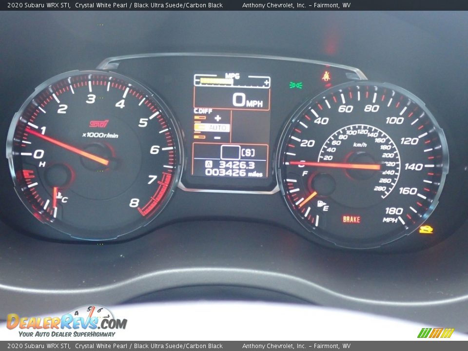 2020 Subaru WRX STI Gauges Photo #17
