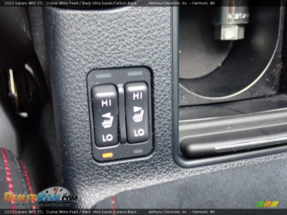 2020 Subaru WRX STI Crystal White Pearl / Black Ultra Suede/Carbon Black Photo #18