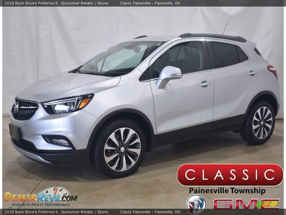 2018 Buick Encore Preferred II Quicksilver Metallic / Ebony Photo #1