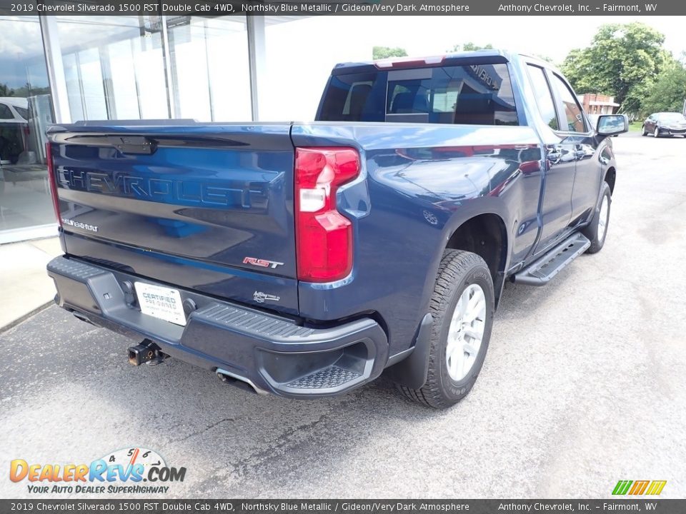 2019 Chevrolet Silverado 1500 RST Double Cab 4WD Northsky Blue Metallic / Gideon/Very Dark Atmosphere Photo #3