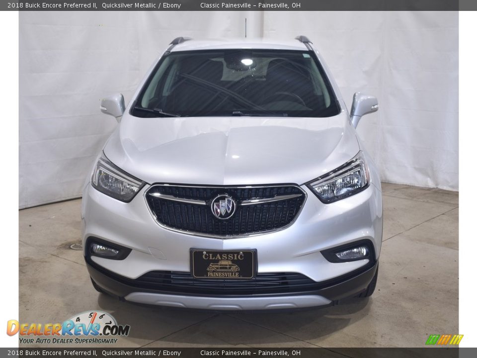 2018 Buick Encore Preferred II Quicksilver Metallic / Ebony Photo #4