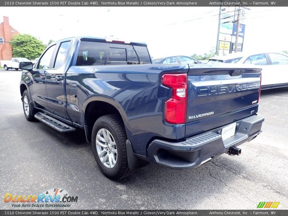 2019 Chevrolet Silverado 1500 RST Double Cab 4WD Northsky Blue Metallic / Gideon/Very Dark Atmosphere Photo #5