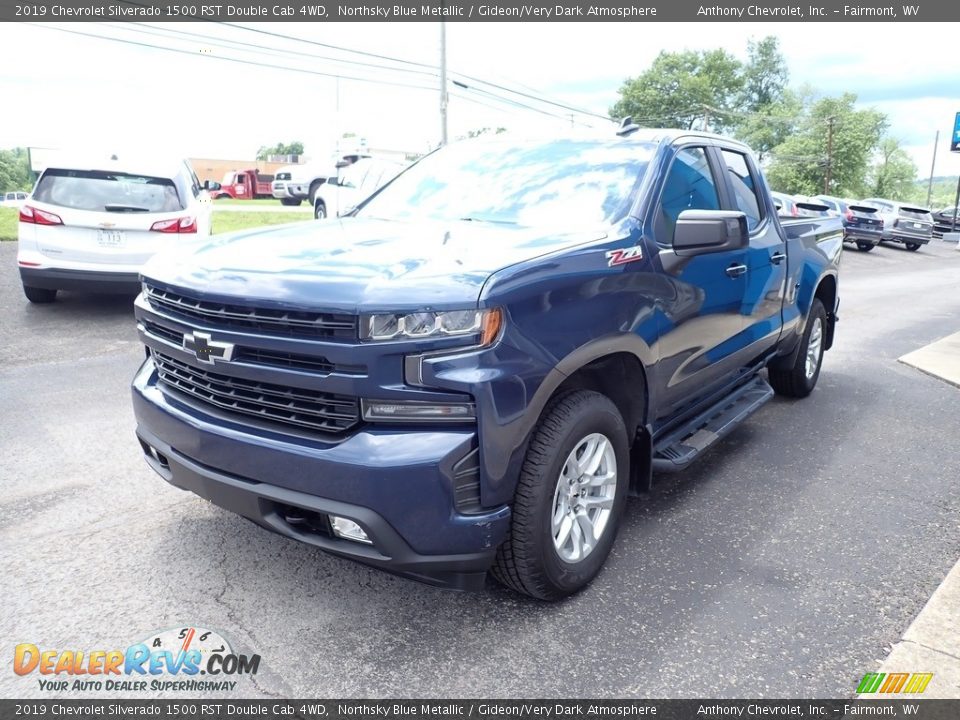 2019 Chevrolet Silverado 1500 RST Double Cab 4WD Northsky Blue Metallic / Gideon/Very Dark Atmosphere Photo #6