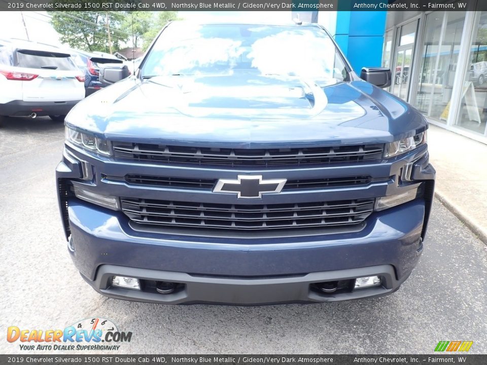 2019 Chevrolet Silverado 1500 RST Double Cab 4WD Northsky Blue Metallic / Gideon/Very Dark Atmosphere Photo #7