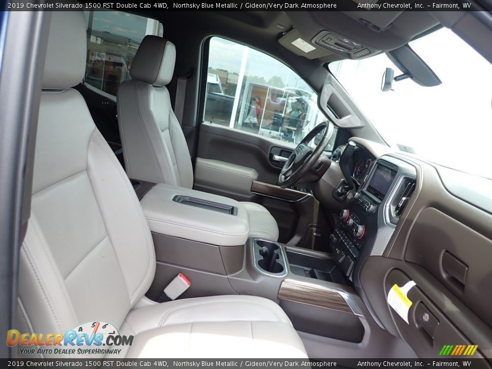 2019 Chevrolet Silverado 1500 RST Double Cab 4WD Northsky Blue Metallic / Gideon/Very Dark Atmosphere Photo #9