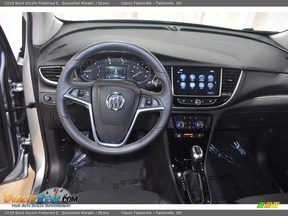 2018 Buick Encore Preferred II Quicksilver Metallic / Ebony Photo #12